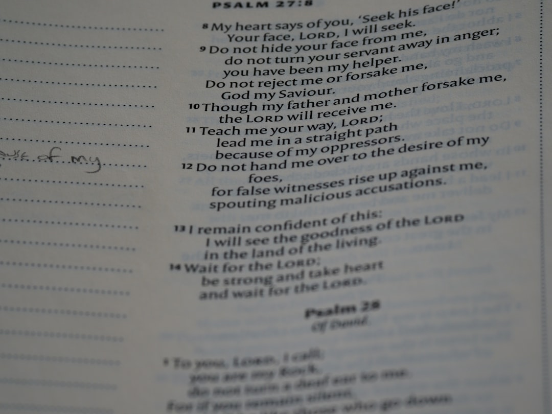 a close up of a book with a poem on it
